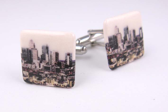 Docklands (colour) cufflinks